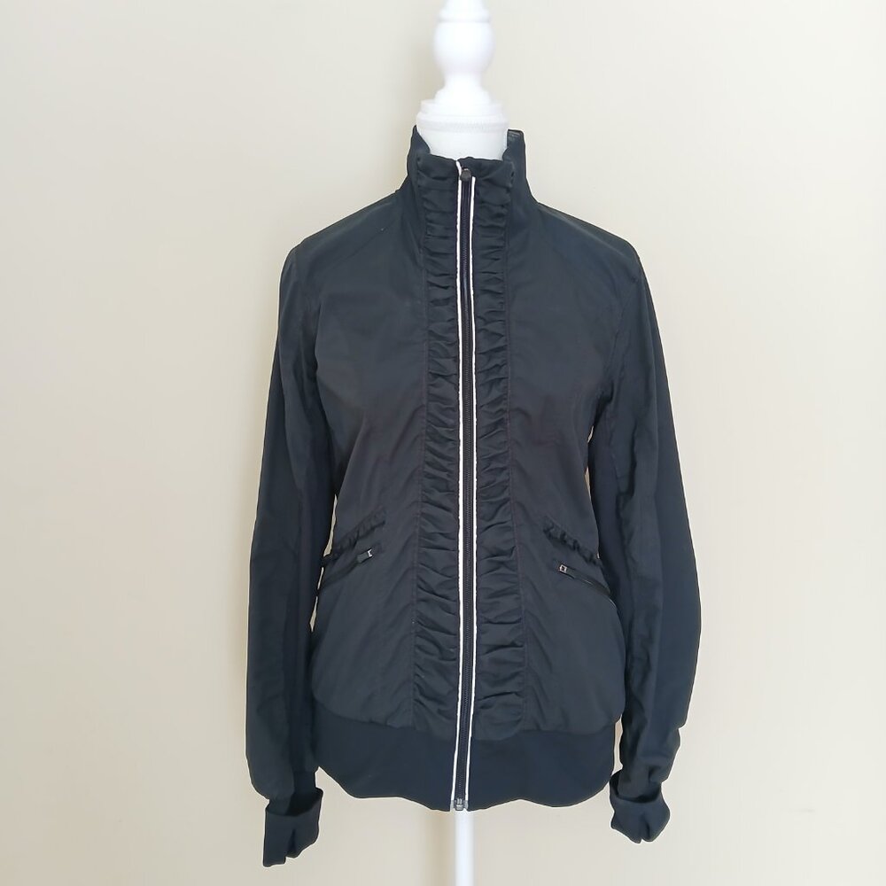 Lululemon Run: Back on Track Jacket Black Size 8 - Picture 2 of 8